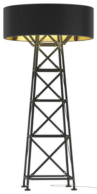 Luminaire - Lampadaires - Lampadaire Construction Lamp Large / H 185 cm - Moooi - Noir - Aluminium, Cuivre