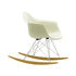 Rocking chair RAR - Eames Fiberglass Armchair - / (1950) - Gambe cromate & legno chiaro di Vitra