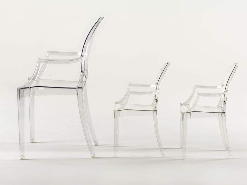 Kartell Authentique fauteuil Kartell Lou Lou Ghost pour enfant by Philippe STARCK 