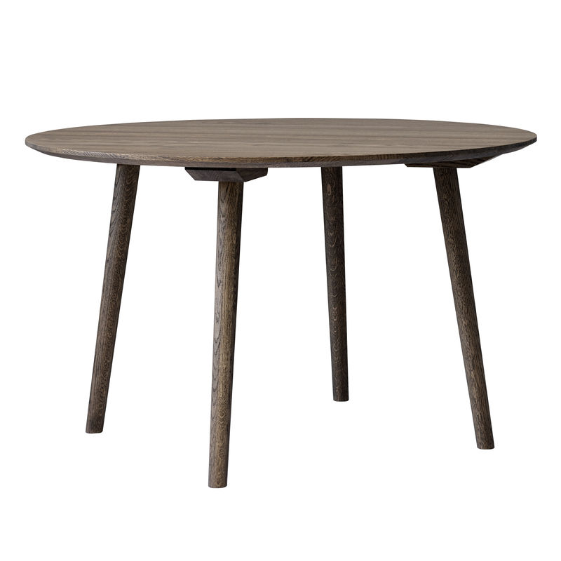 Furniture - Dining Tables - In Between SK4 Round table natural wood / Ø 120 cm - Walnut - &tradition - Walnut - Oiled solid walnut