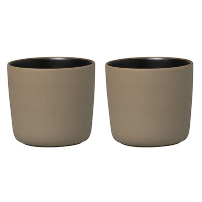 Marimekko - Tasse à café Tasses & mugs en Céramique, Grès - Couleur Beige - 15.33 x 15.33 x 7 cm - D