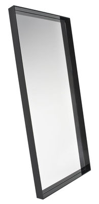 Furniture - Mirrors - Only me Wall mirror - / L 80 x H 180 cm by Kartell - Black - PMMA