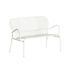 Week-End Bench - / Aluminium - W 114 cm by Petite Friture