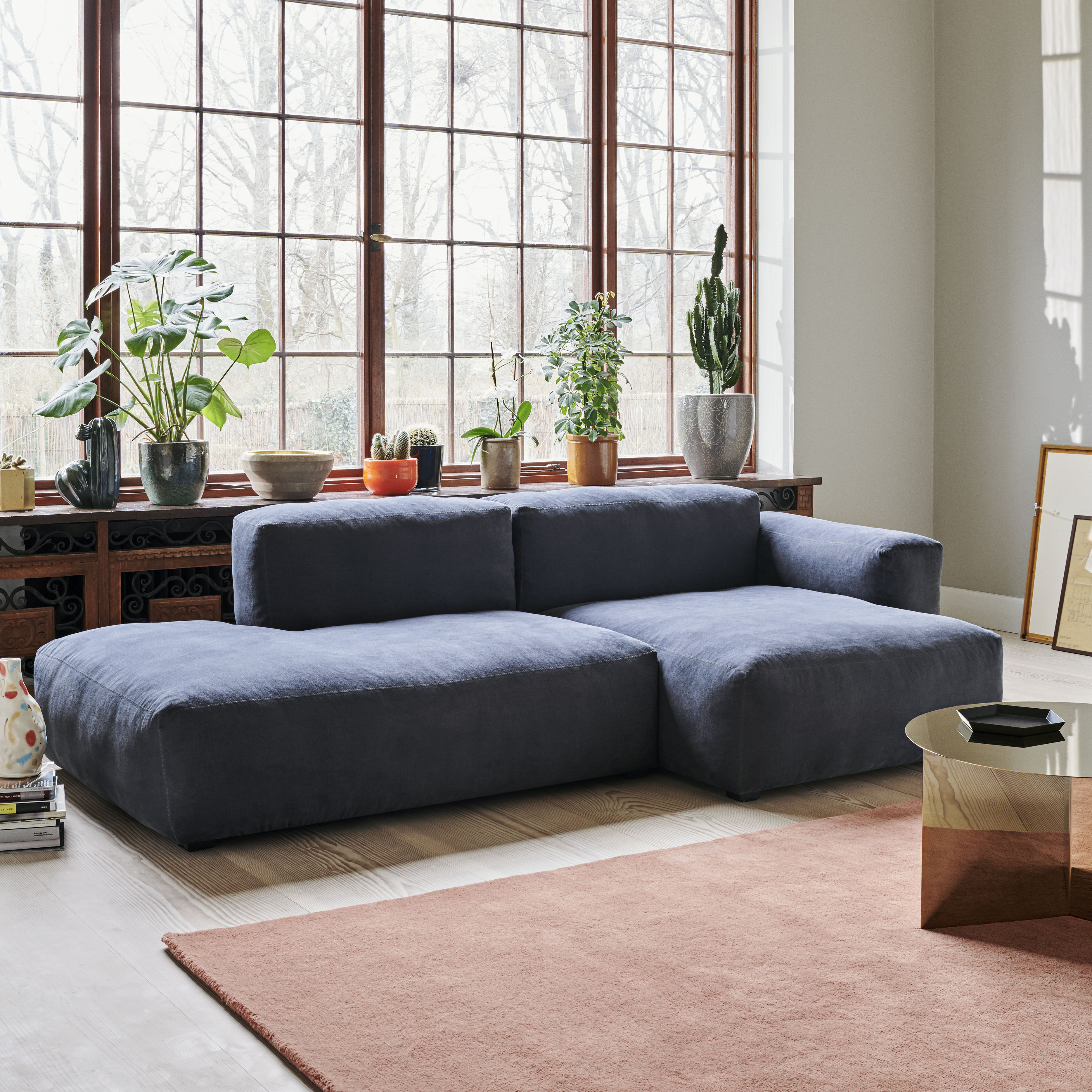 Canapé droit Mags Soft Low Hay - canapes modulables confortables