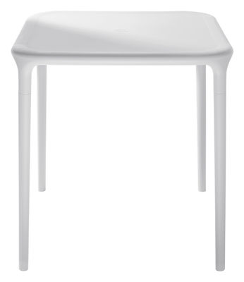 Outdoor - Gartentische - Air-Table quadratischer Tisch - Magis - 65 x 65 cm - weiß - Polypropylen