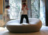 Gilda Livingstones Sofa / Wolle - für den Inneneinsatz - 190 x 138 cm - Smarin