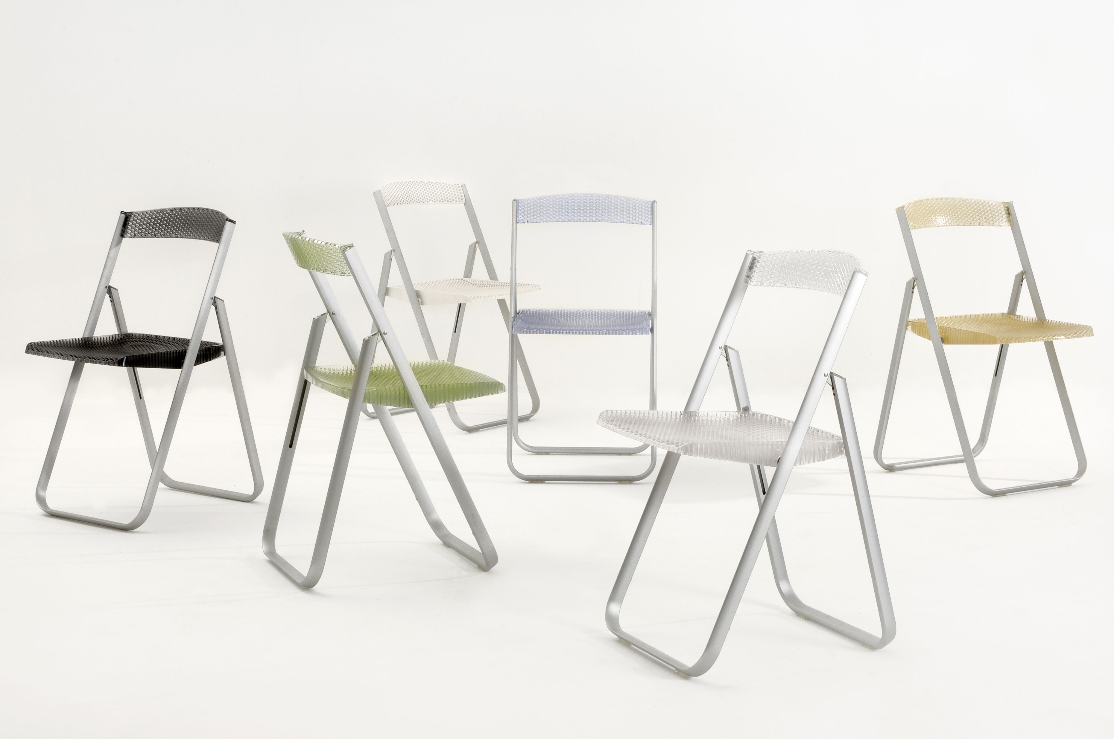 Chaise pliante Kartell Transparent Made In Design