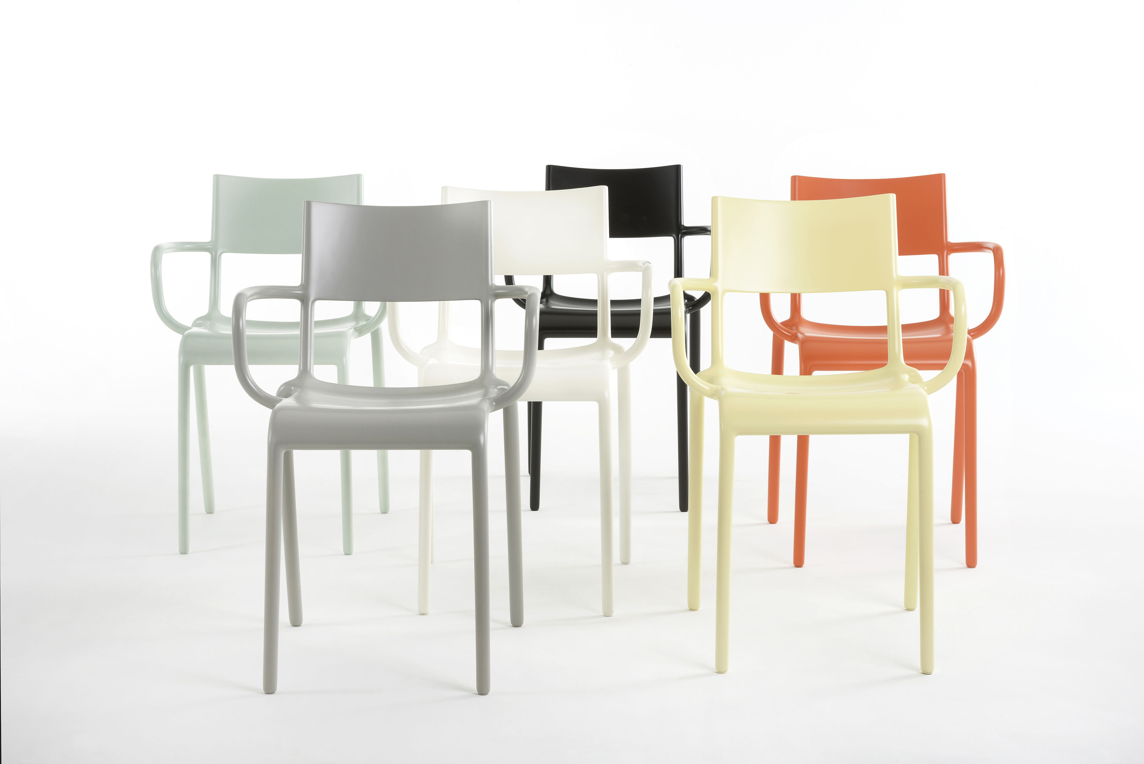 Fauteuil empilable Generic A Kartell Jaune Made In Design