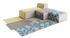 n° 3 Bandas Modular sofa - 1 rug + 1 pouf Small + 1 pouf Large + 1 chaise longue by Gan