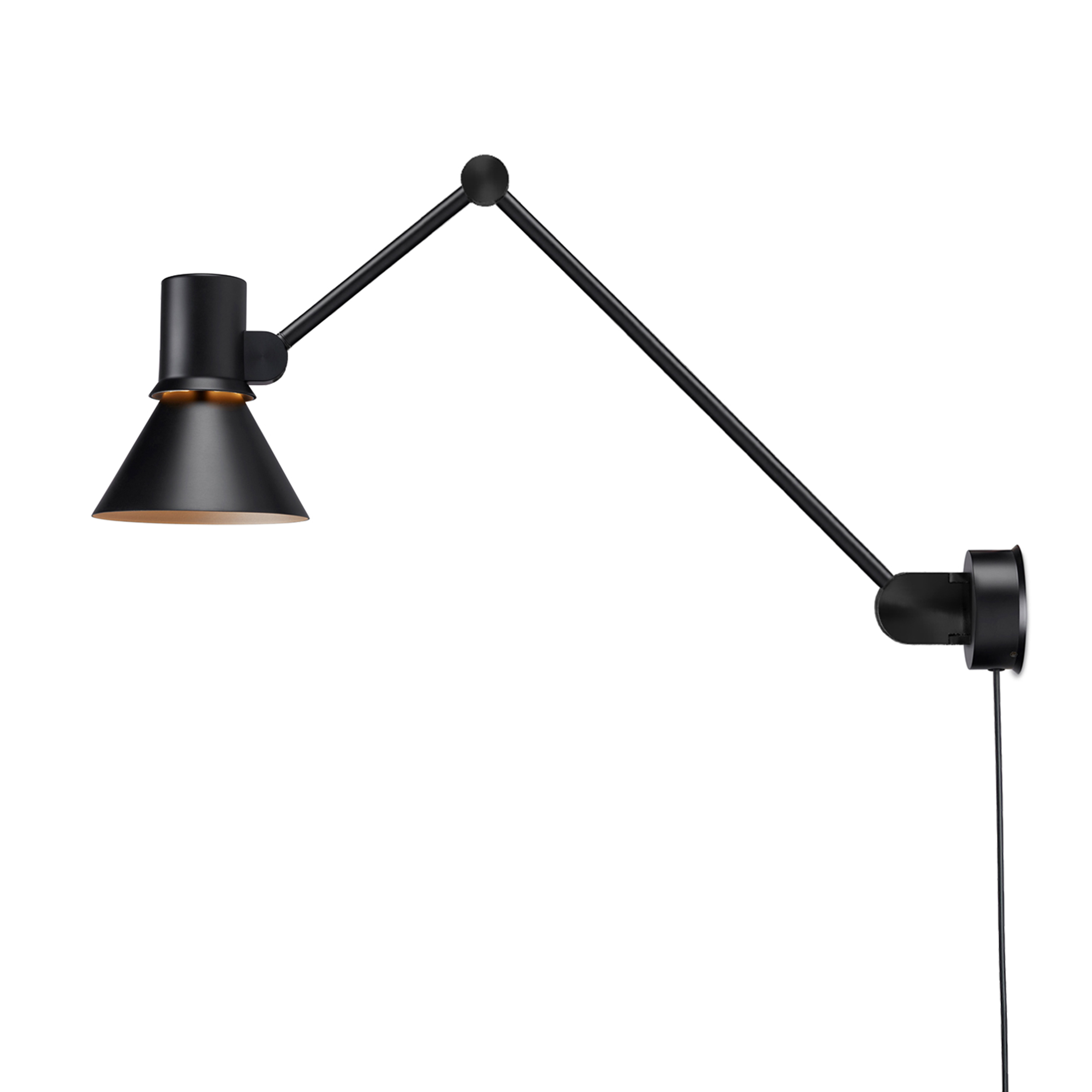 Wall mounted hot sale anglepoise style lamp