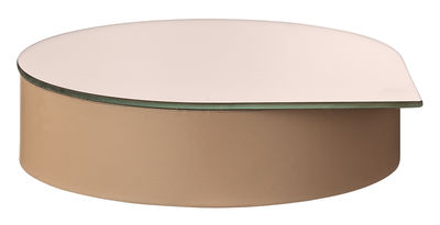 Decoration - Decorative Boxes - Gutta Jewellery box - Mirror by AYTM - Pink - Iron, Mirror, Velvet