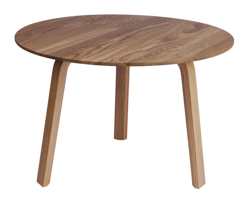 Furniture - Coffee Tables - Bella Coffee table natural wood Ø 60 / H 39 cm - Hay - Natural oak - Oiled solid oak