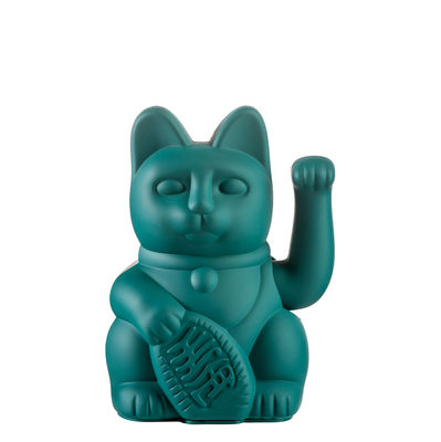 Image of Figurina Lucky Cat - / Plastica di Donkey - Verde - Materiale plastico