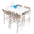 Luxembourg hoher Tisch / für 4 Personen - 126 x 73 cm - Fermob