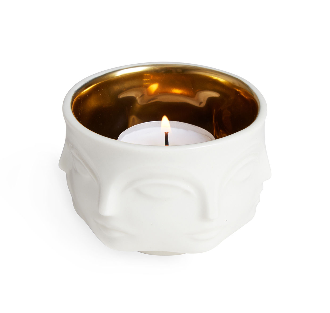 Jonathan Adler Muse Votive Candle holder - white gold | Made