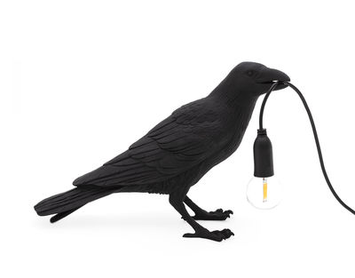 Seletti Bird Waiting Table Lamp Black, Fairy Table Lamp Uk