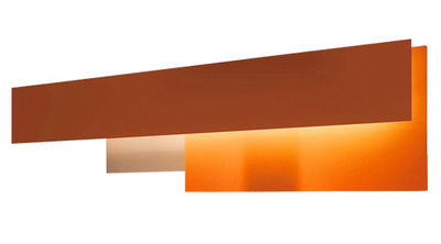 Illuminazione - Lampade da parete - Applique Fields 2 di Foscarini - Arancione / Rosso - Metacrilato