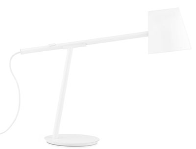 Luminaire - Lampes de table - Lampe de table Momento LED / Orientable - H 44 cm - Normann Copenhagen - Blanc - Métal laqué, Plastique