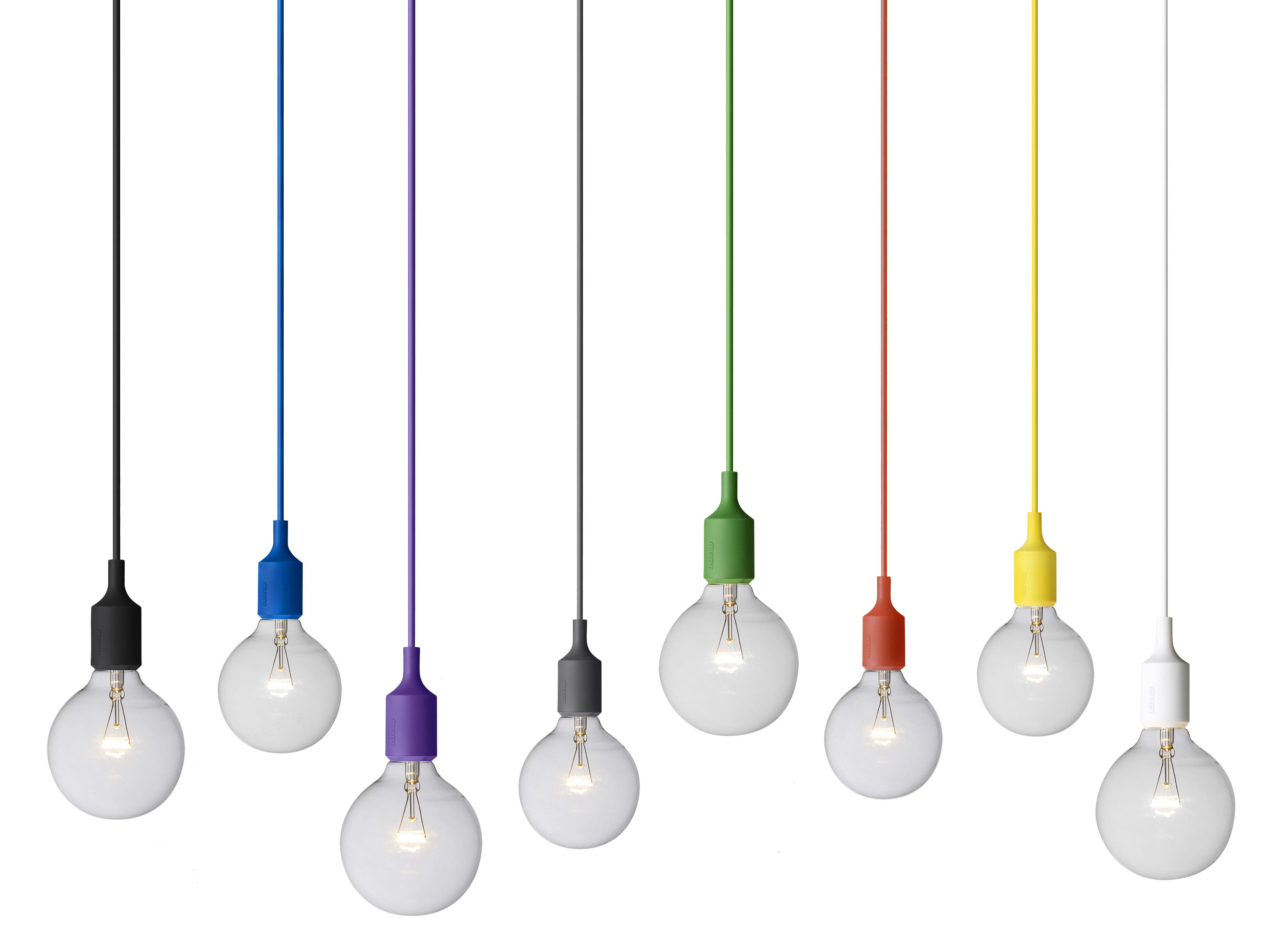 Muuto E27 Pendant Grey Made In Design UK