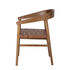 Vitus Armchair - / Wood & plaited leather by Bloomingville
