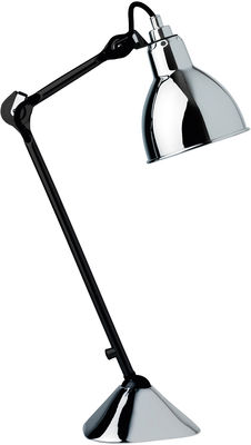 Lighting - Table Lamps - N°205 Table lamp by DCW éditions - Chromed / Black - Steel