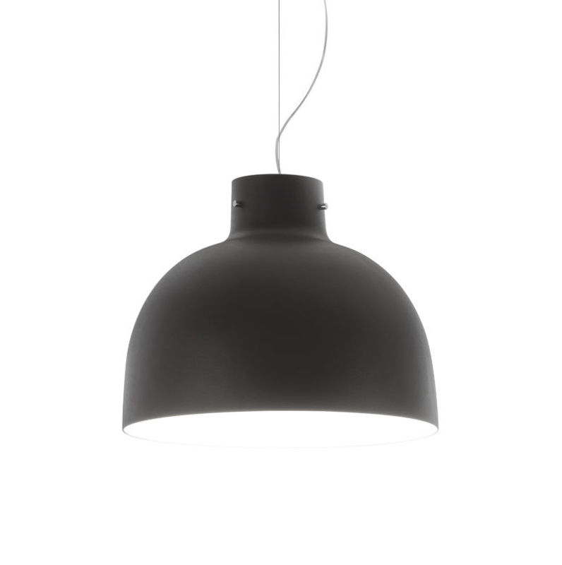 Luminaire - Suspensions - Suspension Bellissima Mate plastique noir / Ø 50 cm - Kartell - Noir mat - Technopolymère thermoplatique