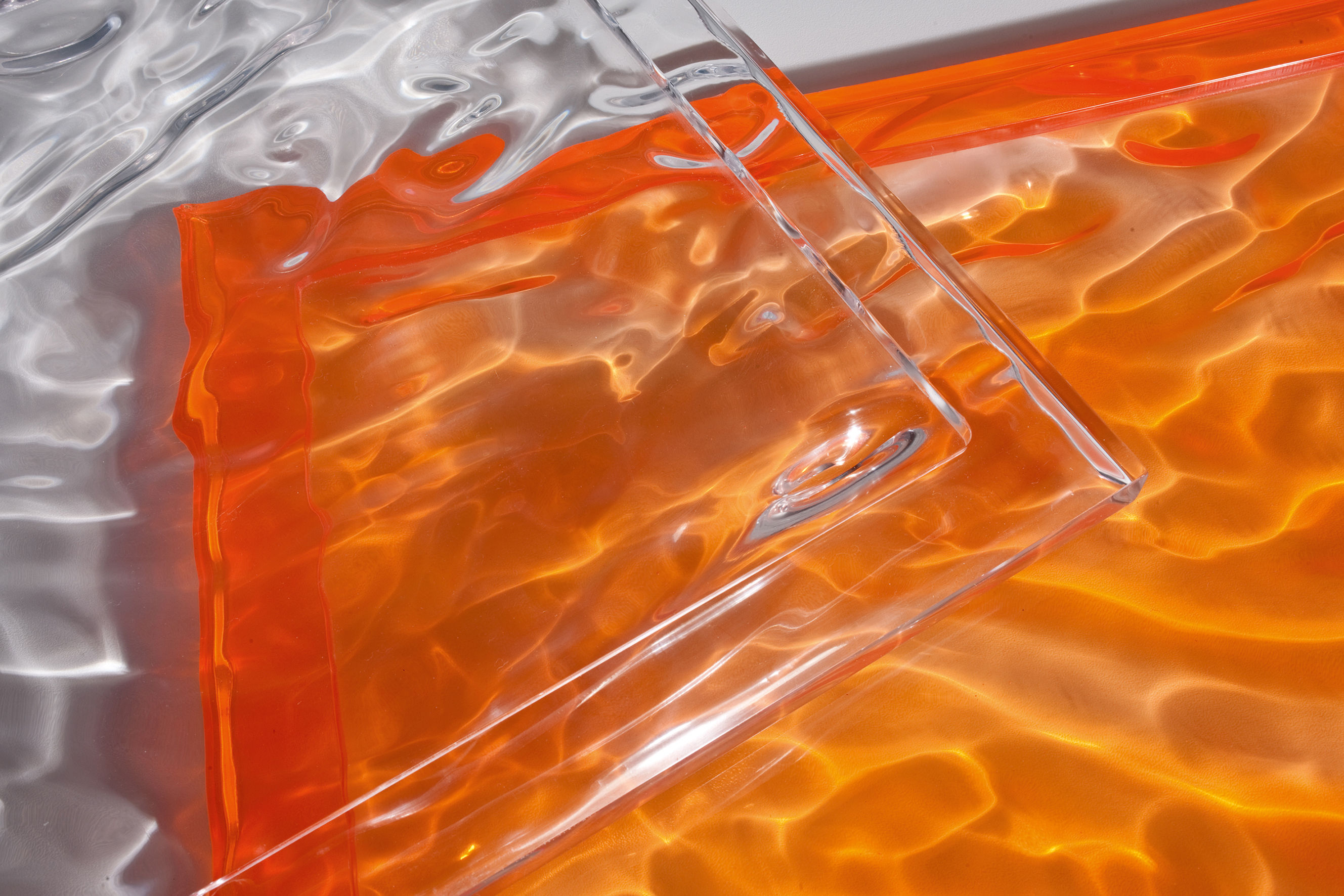 Kartell Dune Tray Orange Made In Design UK