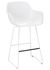 Captain's Bar chair - H 74 - Plastic & metal leg by Extremis