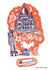 Sticker Montmartre / 25 x 35 cm - Domestic