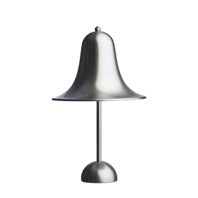 Verpan - Lampe de table Pantop en Métal - Couleur Argent - 250 x 34.34 x 38 cm - Designer Verner Pan