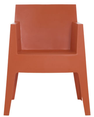Furniture - Chairs - Toy Stackable armchair by Driade - Orange - Polypropylene