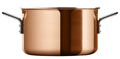 Tableware - Dishes and cooking - Copper Stew pot - Ø 20 cm - 3,9 L by Eva Trio - Copper - Aluminium, Copper, Steel