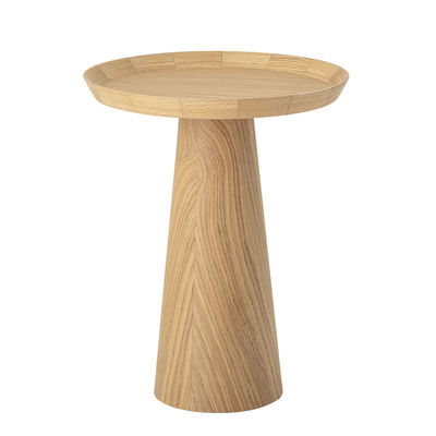 Arredamento - Tavolini  - Tavolino d'appoggio Luana - / Rovere - Ø 44 cm di Bloomingville - Rovere naturale - Compensato di rovere, Rovere massello