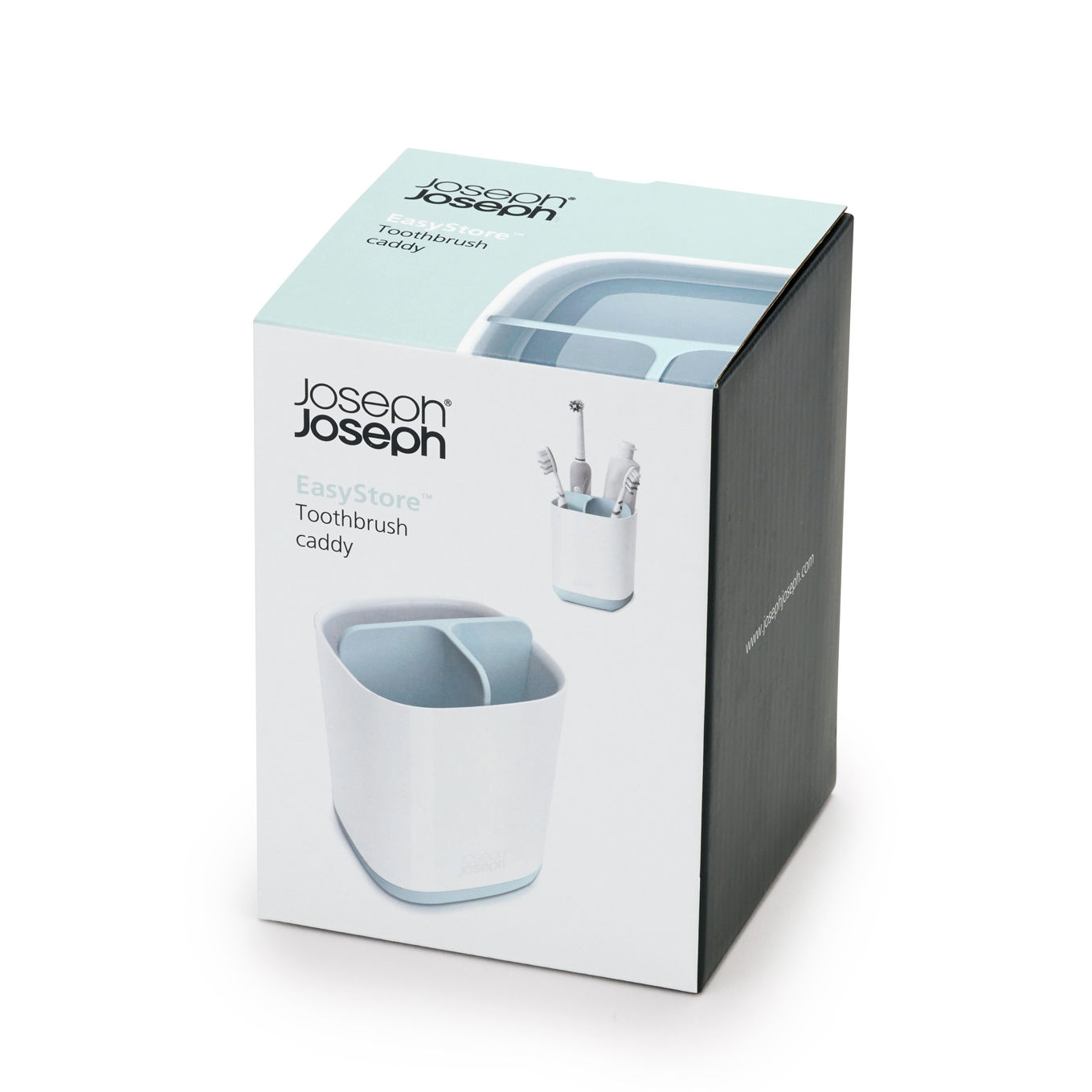 Joseph Joseph EasyStore Small Toothbrush holder White/Blue Made In