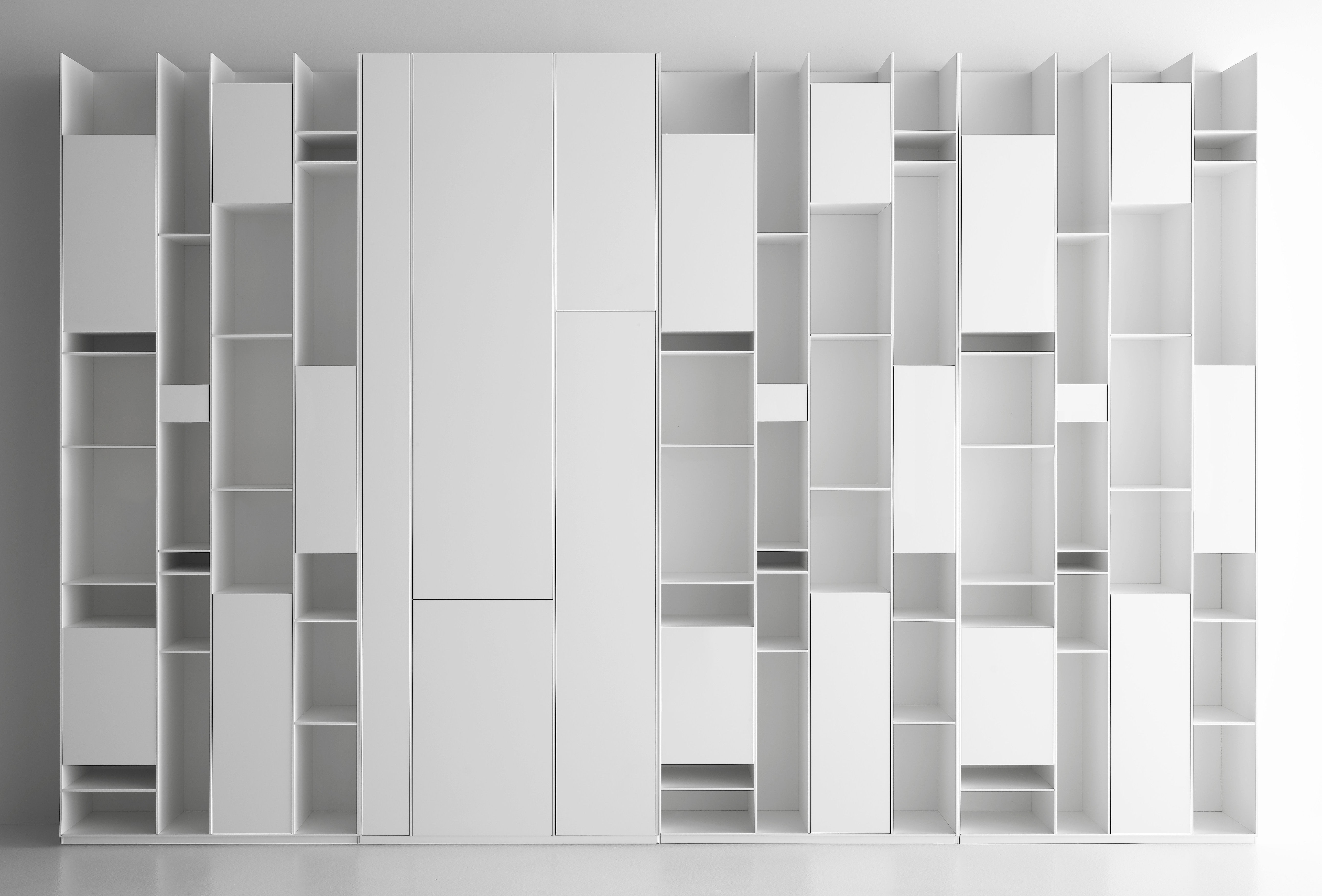 MDF Italia Random Cabinet Bookcase - White | Made In Design UK