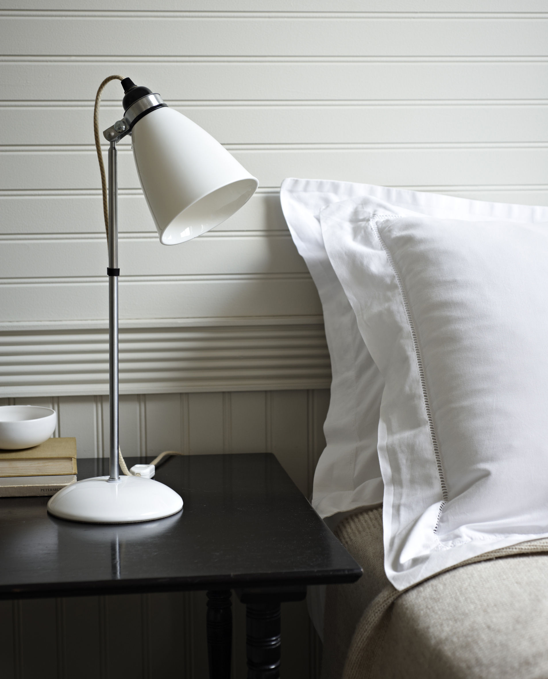 Table Lamp Hector Dome By Original Btc Natural White Medium H Lighting Table Lamps Hector Dome Lamp H 57 Cm Bone China