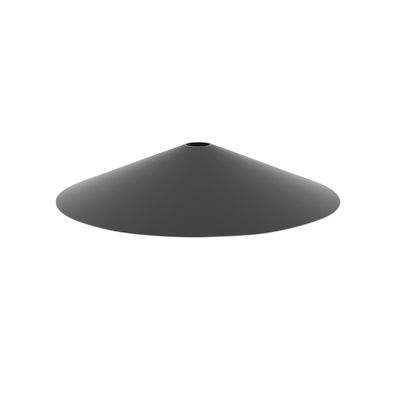 Abat-jour Angle métal noir / Pour suspension Collect - Ø 58 cm x H 10 cm - Ferm Living