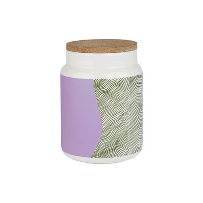 Marimekko - Boîte Boîtes en Céramique, Grès - Couleur Vert - 21.69 x 21.69 x 17 cm - Designer Maija 