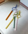 Sip Spiral glass straw - / Set of 4 - L 20 cm by Hay