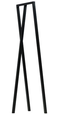 Möbel - Garderoben und Kleiderhaken - Loop Kleiderständer B 45 cm - Hay - Schwarz - lackierter Stahl