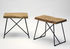 Old Times Stool - / H 47 cm - Wood & metal by Zeus