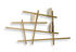 Mikado Small Bookcase - Natural wood - Small by Compagnie
