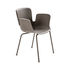 Juli Plastic Armchair - / 4 metal legs by Cappellini