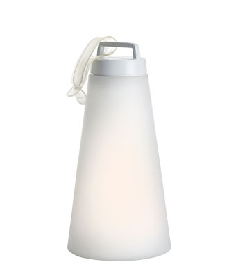Carpyen - Lampe sans fil rechargeable Sasha en Plastique, Polyéthylène - Couleur Blanc - 31.07 x 31.