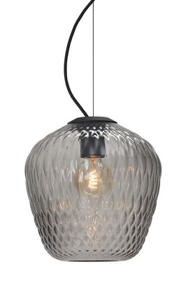 Lighting - Pendant Lighting - Blown Pendant by &tradition - Smoked - Metal, Mouth blown glass