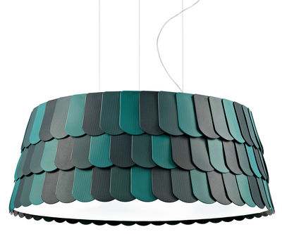 Illuminazione - Lampadari - Sospensione Roofer - Ø 79 x H 32 cm di Fabbian - Vere - Gomma