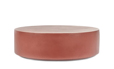 Arredamento - Tavolini  - Tavolino Pawn - / Ø 68 x H 20 cm - Terracotta di Serax - Rosso - Fibra in poliestere dipinta