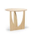 Geometric End table - / Solid oak - Ø 51 cm by Ethnicraft