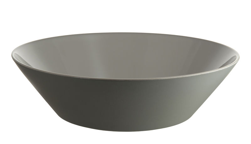 Tableware - Bowls - Tonale Salad bowl ceramic grey / Ø 33 cm - Alessi - Light grey - Stoneware ceramic