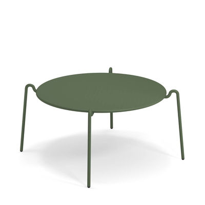 Emu - Table basse Rio R50 en Métal, Acier - Couleur Vert - 95.24 x 95.24 x 42 cm - Designer Anton Cr
